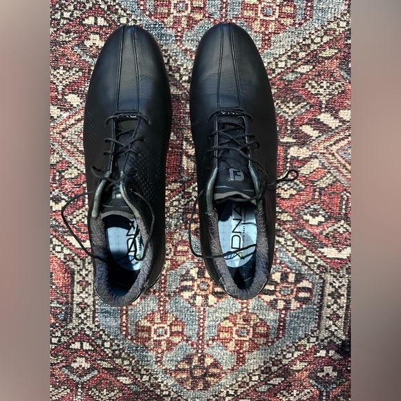 Men’s Black Leather FootJoy DryJoy DNA Golf shoes, size 11.5M - Picture 1 of 8